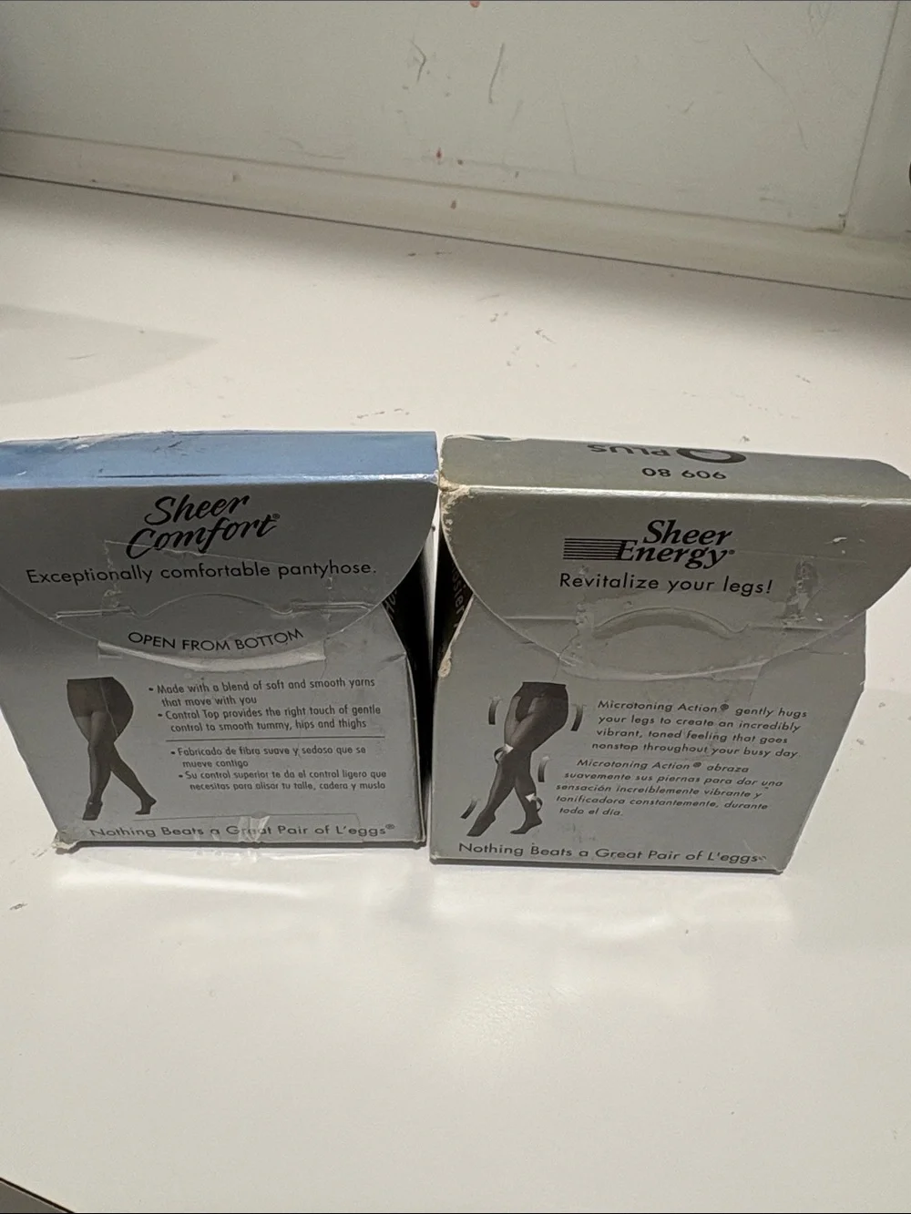 L’eggs Sheer Pantyhose Pack - Suntan in Q Plus & Soft Black in size Q - Picture 2 of 3